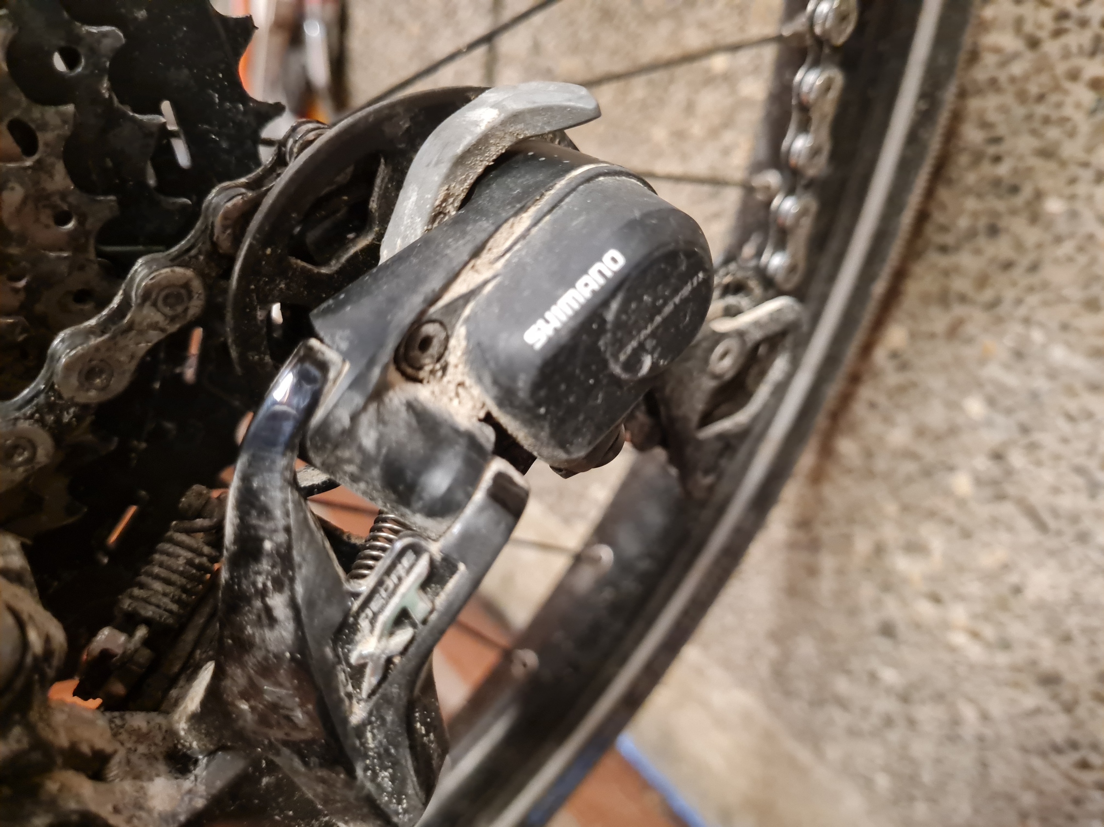 Grauer Feststellhebel