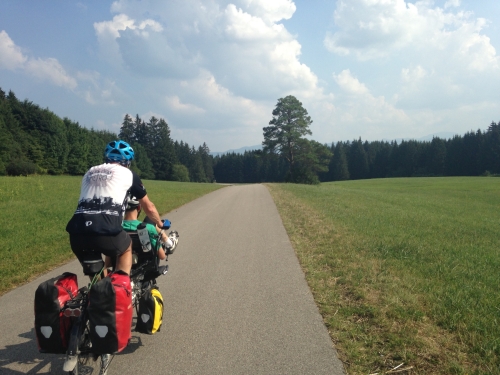 Schöne Strecke im Lechtal