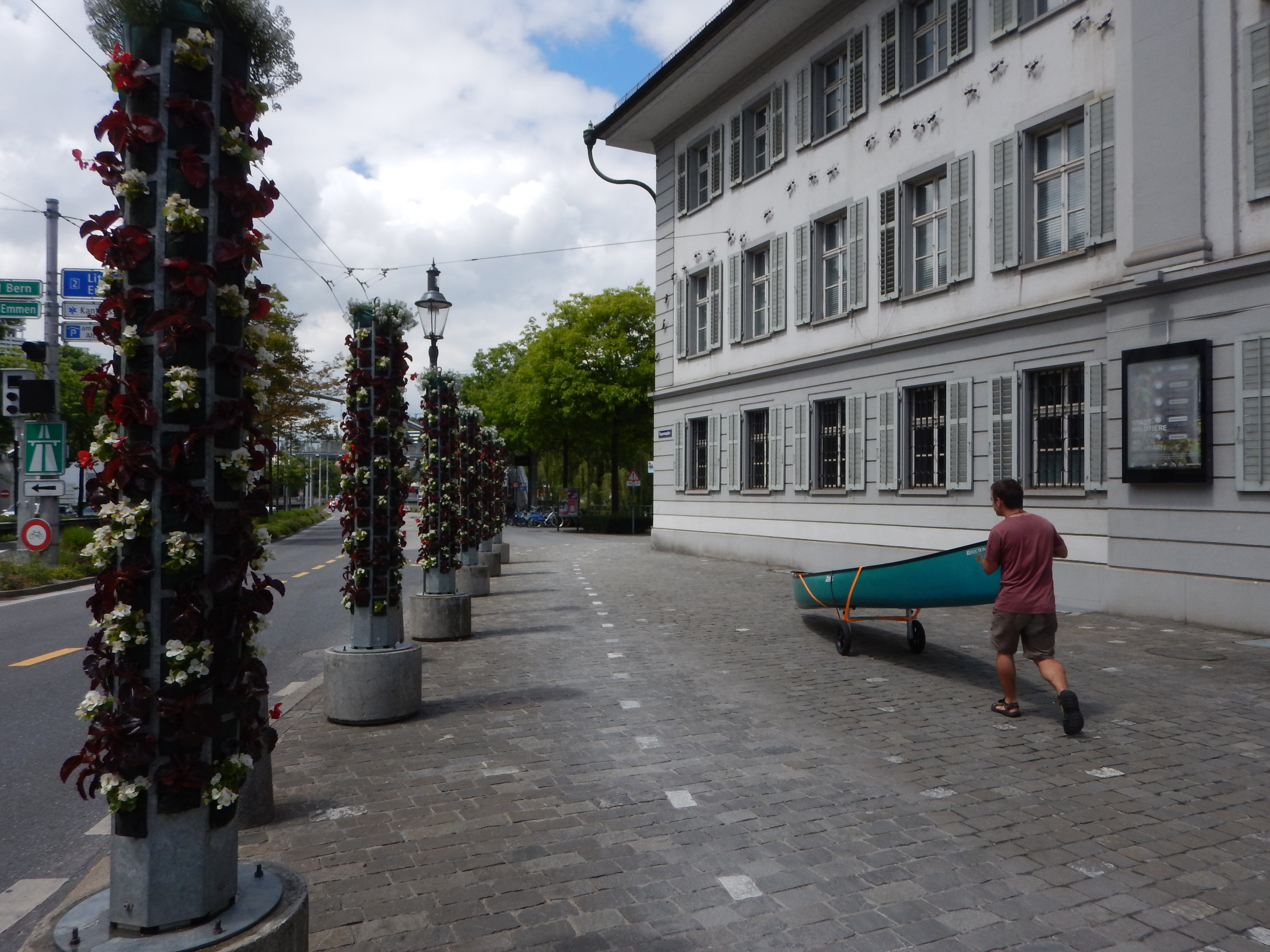 Zu Fuss durch die Stadt