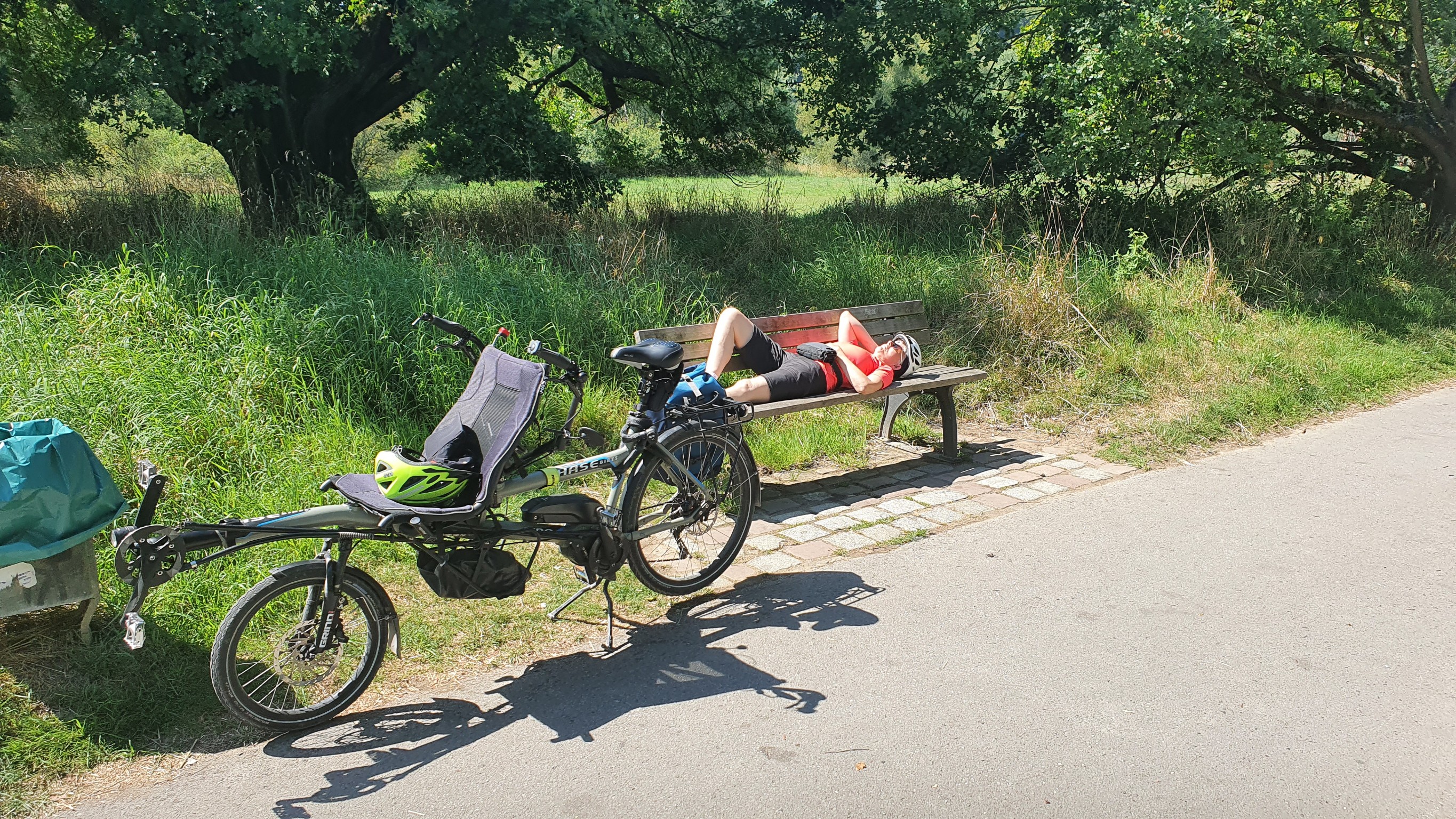 Ruhephase am Ruhtalradweg