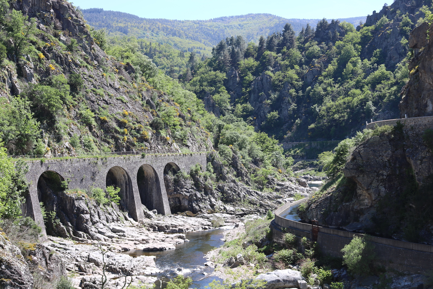 Auf der Dolce Via Richtung Rhônetal