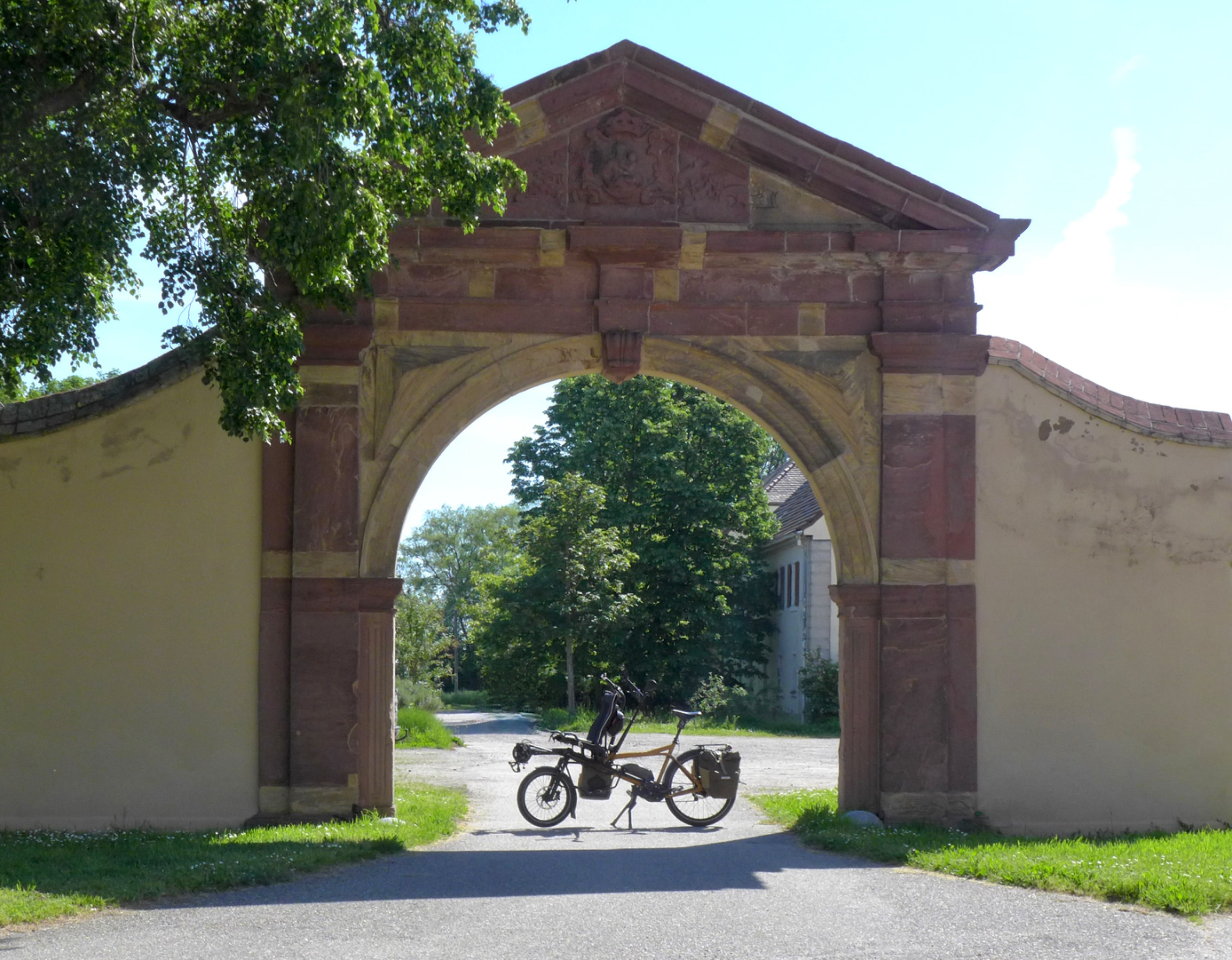 diesmal unterwegs erlebt: ein Rahmen für's Pino