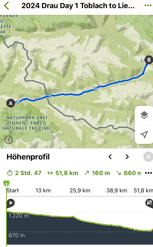 Tag-1 Toblach nach Lienz