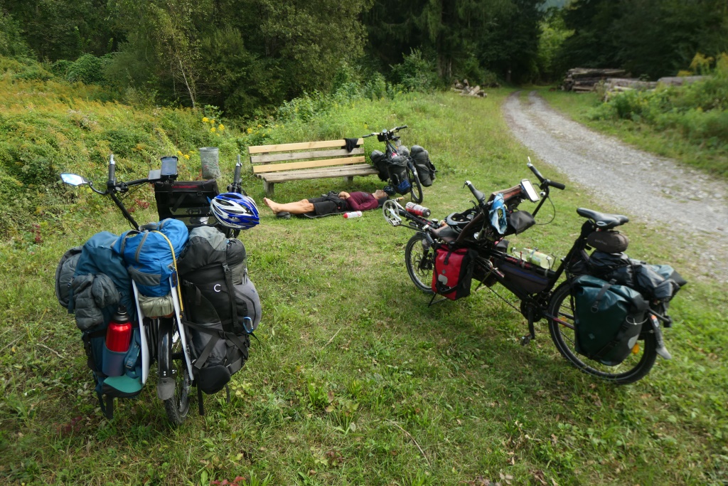 Interessante Pausen-Begegnung