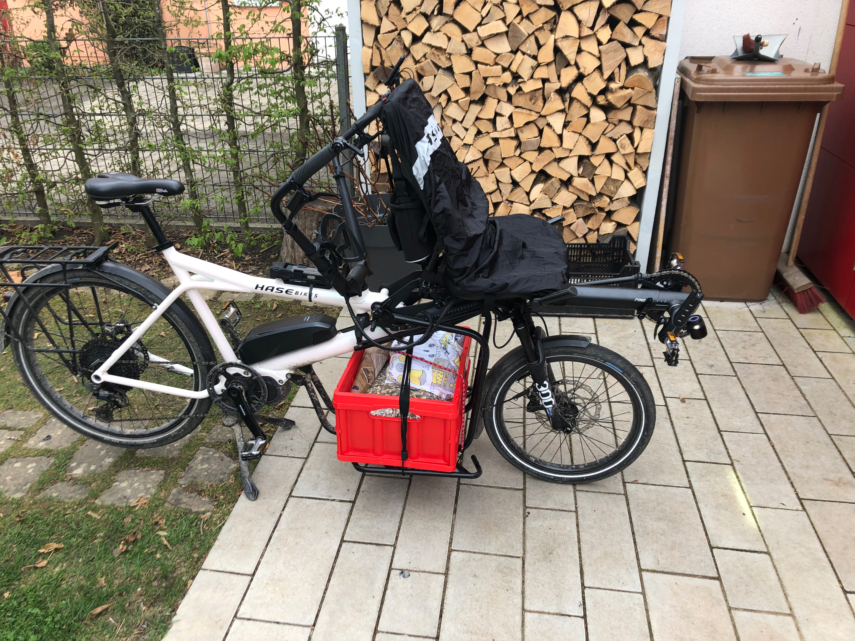 Kiste auf dem Porter Rack