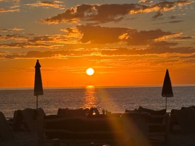 Sonnenuntergang an der Westküste