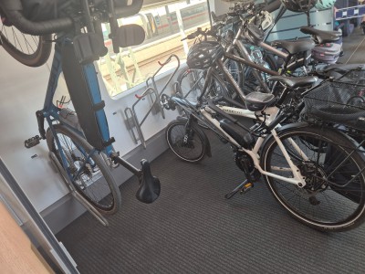 Erste ICE4 Fahrt, Lenker ganz unten
