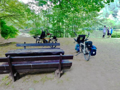 am Naturbadeweiher in Helmbach